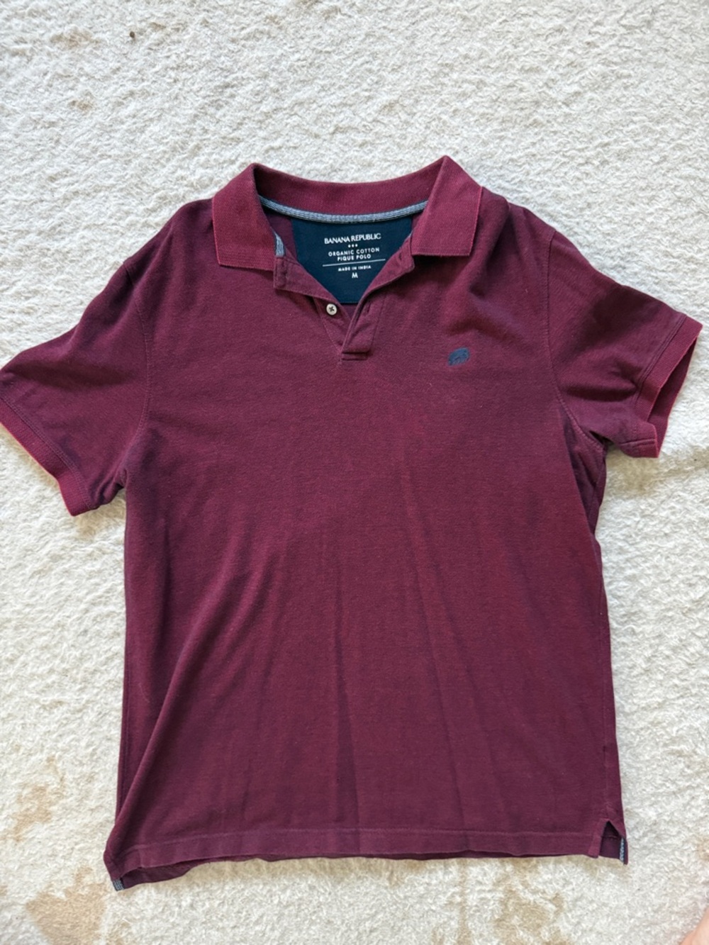 Banana Republic Men's Polo in Deep Wine